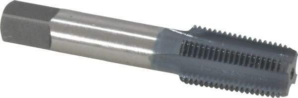 OSG - 1/8-27 NPT Thread, 4 Flute Standard Pipe Tap - 2-1/8" OAL, 3/4" Thread Length, 5/16" Shank Diam, elektraLUBE Finish, High Speed Steel - Exact Industrial Supply