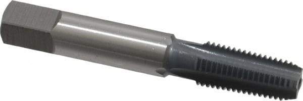 OSG - 1/16-27 NPTF Thread, 4 Flute Standard Pipe Tap - 2-1/8" OAL, 11/16" Thread Length, 5/16" Shank Diam, elektraLUBE Finish, High Speed Steel - Exact Industrial Supply