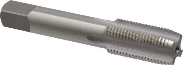 OSG - 1/8-27 NPSF Thread, 4 Flute Standard Pipe Tap - 2-1/8" OAL, 3/4" Thread Length, 5/16" Shank Diam, Bright Finish, High Speed Steel - Exact Industrial Supply