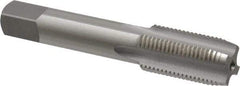 OSG - 1/8-27 NPSF Thread, 4 Flute Standard Pipe Tap - 2-1/8" OAL, 3/4" Thread Length, 5/16" Shank Diam, Bright Finish, High Speed Steel - Exact Industrial Supply