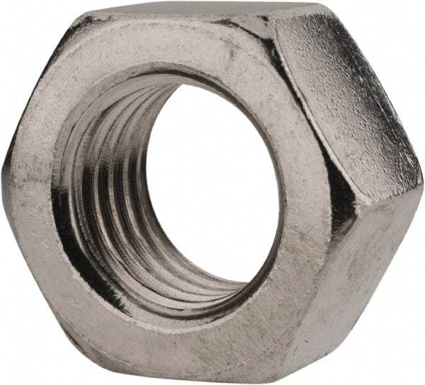Value Collection - M20x2.50 Metric Coarse Stainless Steel Right Hand Hex Nut - 30mm Across Flats, 16mm High, Uncoated - Industrial Tool & Supply
