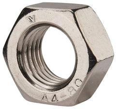 Value Collection - M24x3.00 Metric Coarse Stainless Steel Right Hand Hex Nut - 36mm Across Flats, 19mm High, Uncoated - Industrial Tool & Supply