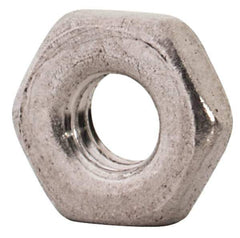 Value Collection - M2.5x0.45 Metric Coarse Stainless Steel Right Hand Hex Jam Nut - 5mm Across Flats, 1.6mm High, Uncoated - Industrial Tool & Supply