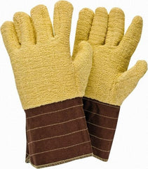 Jomac Products - Size XL Wool Lined Kevlar Heat Resistant Glove - 13" OAL, Gauntlet Cuff - Industrial Tool & Supply