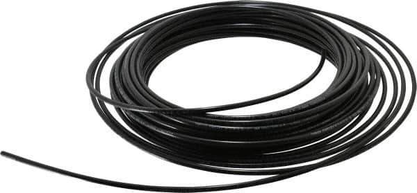 Parker - 1/8" ID x 1/4" OD, 1/16" Wall Thickness, 100' Long, Nylon Tube - Black, 500 Max psi, -65 to 200°F - Industrial Tool & Supply