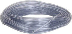 Parker - 3/16" ID x 5/16" OD, 1/16" Wall Thickness, 100' Long, Vinyl Tube - Clear, 55 Max psi, -40 to 150°F - Industrial Tool & Supply