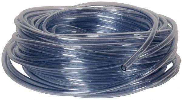 Parker - 1-1/4" ID x 1-1/2" OD, 1/8" Wall Thickness, 50' Long, Vinyl Tube - Clear, 20 Max psi, -40 to 150°F - Industrial Tool & Supply