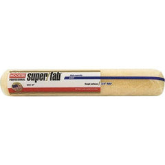Wooster Brush - 3/4" Nap, 18" Wide Paint Roller - Semi-Rough to Rough Texture, Synthetic Knit - Industrial Tool & Supply