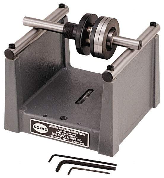 Sopko - 6-1/2" Wide x 4-3/16" High, Static Wheel Balance Kit - 4" Throat - Industrial Tool & Supply