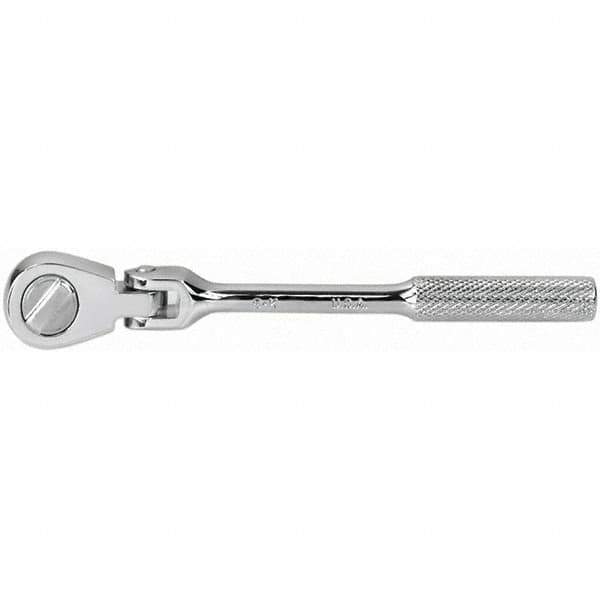SK - Pear Head - Chrome Finish, 6.3" OAL, 60 Gear Teeth - Industrial Tool & Supply