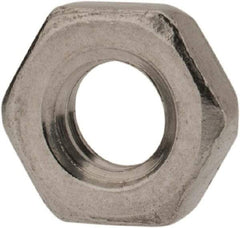 Value Collection - M4x0.70 Metric Coarse Stainless Steel Right Hand Hex Jam Nut - 7mm Across Flats, 2.2mm High, Uncoated - Industrial Tool & Supply