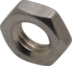 Value Collection - M5x0.80 Metric Coarse Stainless Steel Right Hand Hex Jam Nut - 8mm Across Flats, 2.7mm High, Uncoated - Industrial Tool & Supply