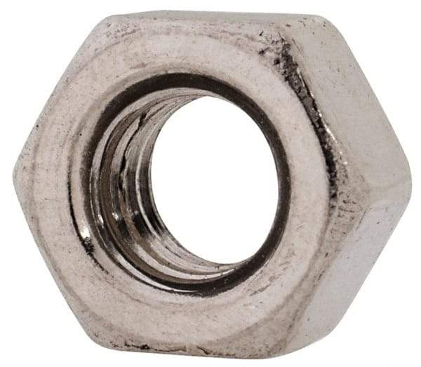 Value Collection - M6x1.00 Metric Coarse Stainless Steel Right Hand Heavy Hex Nut - 10mm Across Flats, 6mm High, Uncoated - Industrial Tool & Supply