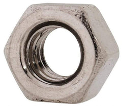 Value Collection - M6x1.00 Metric Coarse Stainless Steel Right Hand Heavy Hex Nut - 10mm Across Flats, 6mm High, Uncoated - Industrial Tool & Supply
