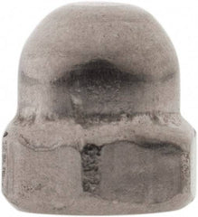 Value Collection - M3x0.5 Metric Coarse, 5.5mm Width Across Flats, Uncoated, Stainless Steel Acorn Nut - 5.1mm Overall Height, Austenitic A4, DIN 1587 - Industrial Tool & Supply