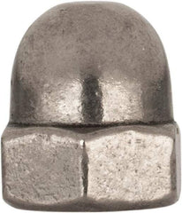 Value Collection - M8x1.25 Metric Coarse, 13mm Width Across Flats, Uncoated, Stainless Steel Acorn Nut - 15mm Overall Height, Austenitic A4, DIN 1587 - Industrial Tool & Supply