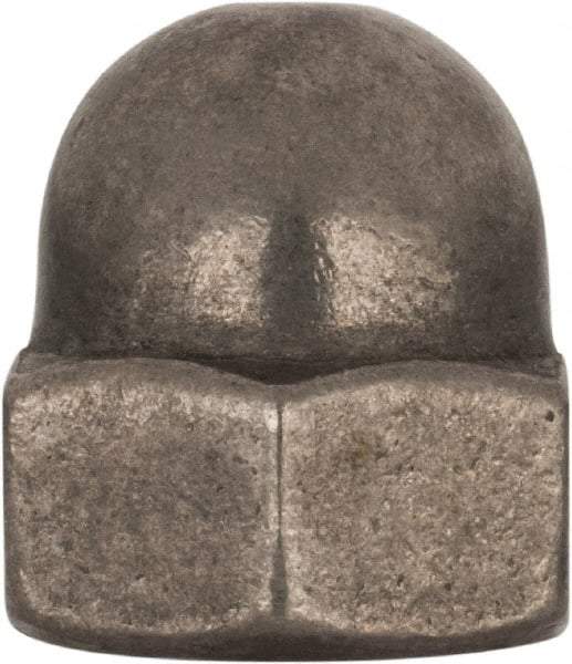 Value Collection - M12x1.75 Metric Coarse, 19mm Width Across Flats, Uncoated, Stainless Steel Acorn Nut - 22mm Overall Height, Austenitic A4, DIN 1587 - Industrial Tool & Supply