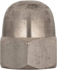 Value Collection - M22x2.5 Metric Coarse, 34mm Width Across Flats, Uncoated, Stainless Steel Acorn Nut - 39mm Overall Height, Austenitic A4, DIN 1587 - Industrial Tool & Supply