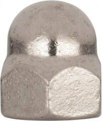 Value Collection - M24x3 Metric Coarse, 36mm Width Across Flats, Uncoated, Stainless Steel Acorn Nut - 42mm Overall Height, Austenitic A4, DIN 1587 - Industrial Tool & Supply