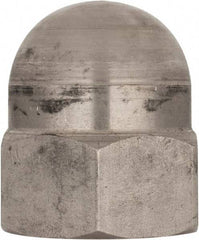 Value Collection - M27x3 Metric Coarse, 41mm Width Across Flats, Uncoated, Stainless Steel Acorn Nut - 50mm Overall Height, Austenitic A4, DIN 1587 - Industrial Tool & Supply