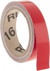 NMC - Red Solid Color Vinyl Tape - 1" Wide x 30' Long x 0.002" Thick, General Traffic - Industrial Tool & Supply