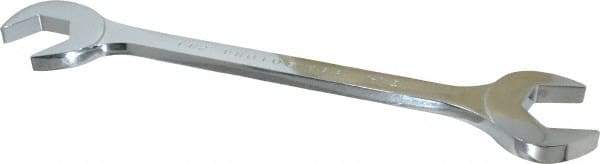 Proto - 1-1/2" Standard Open End Wrench - 14-1/2" OAL, Double End, Chrome Finish, 15° & 60° Head Angle - Industrial Tool & Supply