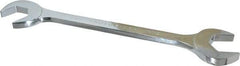 Proto - 1-1/2" Standard Open End Wrench - 14-1/2" OAL, Double End, Chrome Finish, 15° & 60° Head Angle - Industrial Tool & Supply