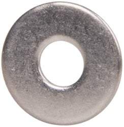 Value Collection - M5 Screw, Grade 18-8 Stainless Steel Fender Flat Washer - 5.3mm ID x 15mm OD, Plain Finish - Industrial Tool & Supply