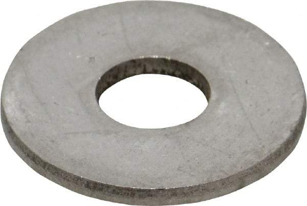 Value Collection - M10 Screw, Grade 18-8 Stainless Steel Fender Flat Washer - 10.5mm ID x 30mm OD, Plain Finish - Industrial Tool & Supply