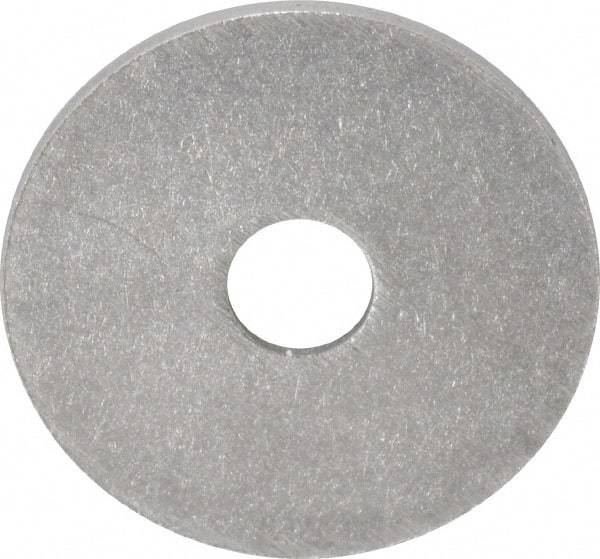 Value Collection - M3 Screw, Grade 18-8 Stainless Steel Fender Flat Washer - 3.2mm ID x 14mm OD, Plain Finish - Industrial Tool & Supply