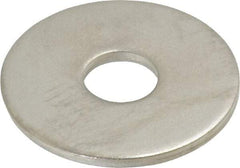 Value Collection - M12 Screw, Grade 18-8 Stainless Steel Fender Flat Washer - 13mm ID x 40mm OD, 2.5mm Thick, Plain Finish - Industrial Tool & Supply
