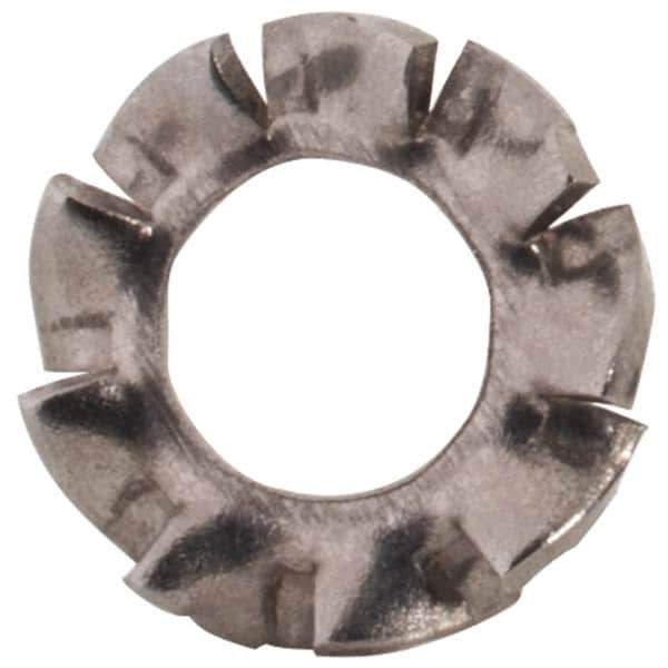 Value Collection - M2.5 Screw, 2.7mm ID, Stainless Steel External Tooth Lock Washer - 5.5mm OD, Uncoated, Grade 18-8 & Austenitic A2 - Industrial Tool & Supply