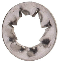 Value Collection - M2.5 Screw, 2.7mm ID, Stainless Steel Internal Tooth Lock Washer - 5.5mm OD, Uncoated, Grade 18-8 & Austenitic A2 - Industrial Tool & Supply