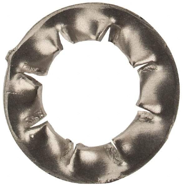 Value Collection - M5 Screw, 5.3mm ID, Stainless Steel Internal Tooth Lock Washer - 10mm OD, Uncoated, Grade 18-8 & Austenitic A2 - Industrial Tool & Supply