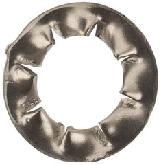 Value Collection - M5 Screw, 5.3mm ID, Stainless Steel Internal Tooth Lock Washer - 10mm OD, Uncoated, Grade 18-8 & Austenitic A2 - Industrial Tool & Supply