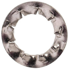 Value Collection - M6 Screw, 6.4mm ID, Stainless Steel Internal Tooth Lock Washer - 11mm OD, Uncoated, Grade 18-8 & Austenitic A2 - Industrial Tool & Supply