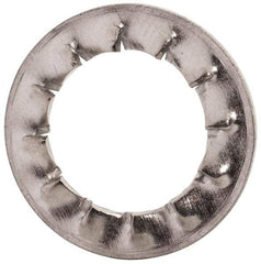 Value Collection - M12 Screw, 13mm ID, Stainless Steel Internal Tooth Lock Washer - 20.5mm OD, Uncoated, Grade 18-8 & Austenitic A2 - Industrial Tool & Supply