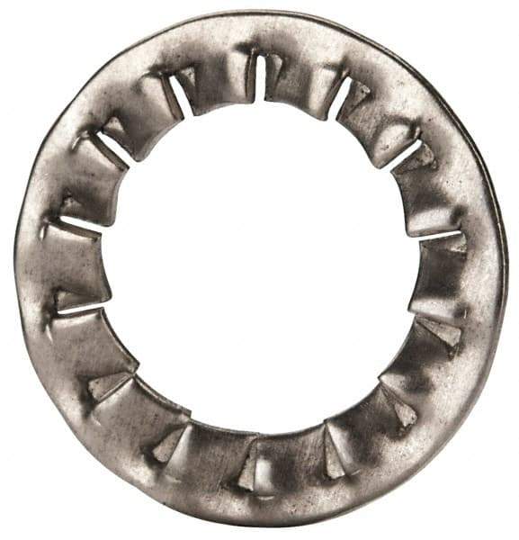 Value Collection - M14 Screw, 15mm ID, Stainless Steel Internal Tooth Lock Washer - 24mm OD, Uncoated, Grade 18-8 & Austenitic A2 - Industrial Tool & Supply