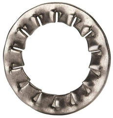 Value Collection - M14 Screw, 15mm ID, Stainless Steel Internal Tooth Lock Washer - 24mm OD, Uncoated, Grade 18-8 & Austenitic A2 - Industrial Tool & Supply