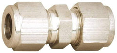 Parker - 3/4" OD, Stainless Steel Union - -425 to 1,200°F, 1-1/16" Hex, Comp x Comp Ends - Industrial Tool & Supply
