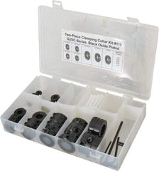 Climax Metal Products - Shaft & Collar Clamp Kits Type: Two Piece Split Collar Kit Material: Mild Steel-Black Oxide Plated - Industrial Tool & Supply