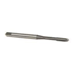 OSG - M3x0.50 Metric Coarse 6H 3 Flute Bright Finish High Speed Steel Straight Flute Standard Hand Tap - Plug, Right Hand Thread, 1-15/16" OAL, 5/8" Thread Length, D3 Limit, Oversize - Exact Industrial Supply