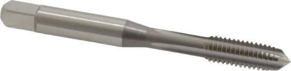 OSG - M6x1.00 Metric Coarse 6H 4 Flute Bright Finish High Speed Steel Straight Flute Standard Hand Tap - Plug, Right Hand Thread, 2-1/2" OAL, 1" Thread Length, D5 Limit, Oversize - Exact Industrial Supply