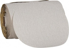 Made in USA - 6" Diam, 120 Grit Aluminum Oxide Adhesive PSA Disc - Fine Grade, C Weighted Paper Backing, For Low Speed Dual-Action Sanders, Random Orbital Sanders - Industrial Tool & Supply