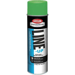 Krylon - 20 fl oz Green Field Marking Paint - 602' Coverage at 2" Wide, Water-Based Formula - Industrial Tool & Supply