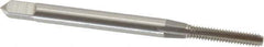 OSG - #3-48 UNC 2B 3 Flute Bright Finish High Speed Steel Straight Flute Standard Hand Tap - Bottoming, Right Hand Thread, 1-13/16" OAL, 1/2" Thread Length, H2 Limit, Oversize - Exact Industrial Supply