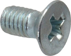 Value Collection - M3x0.50 Metric Coarse, 6mm OAL Phillips Drive Machine Screw - Flat Head, Grade 4.8 Steel, Zinc-Plated Finish, Without Washer - Industrial Tool & Supply