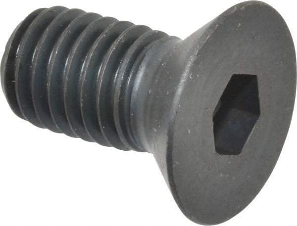 Holo-Krome - 1/2-13 UNC Hex Socket Drive, 82° Flat Screw - Alloy Steel, Black Oxide Finish, Fully Threaded, 1" OAL - Industrial Tool & Supply