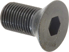 Holo-Krome - 1/2-20 UNF Hex Socket Drive, 82° Flat Screw - Alloy Steel, Black Oxide Finish, Fully Threaded, 1" OAL - Industrial Tool & Supply