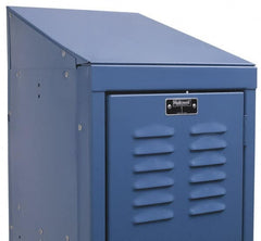 Hallowell - 12" Wide x 4" High x 12" Deep, Locker Slope Top - Industrial Tool & Supply